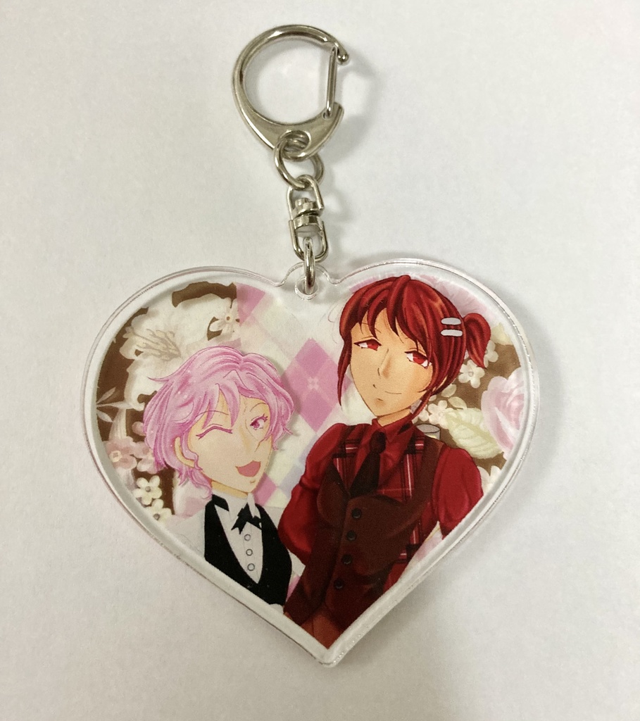 双月連歌】蜴花&リリス ハート型アクキー - グッズ屋 猫目星 - BOOTH