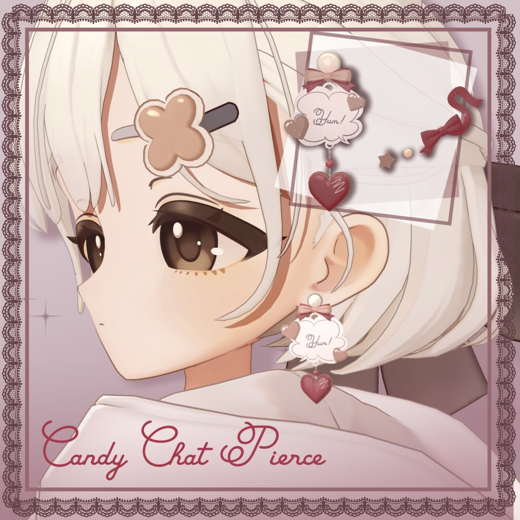 【バレンタイン限定版】Candy Chat Pierce【しらつめ、まめひなたMA対応】 | TALKWELL! -MurMur-