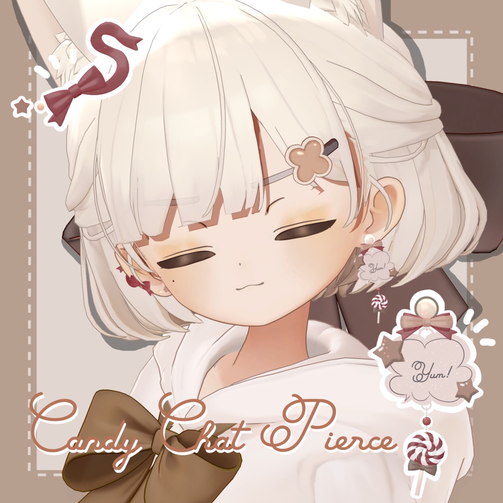 SALE!『Candy Chat Pierce』【13アバター対応】| TALKWELL! -MurMur-