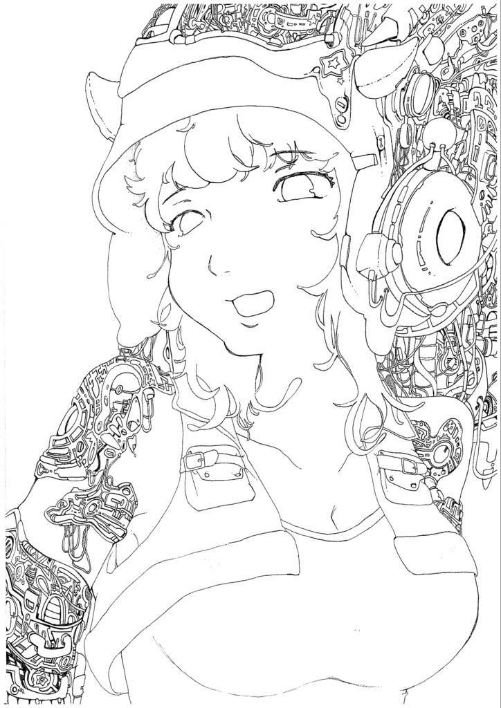 機械ガール　原画