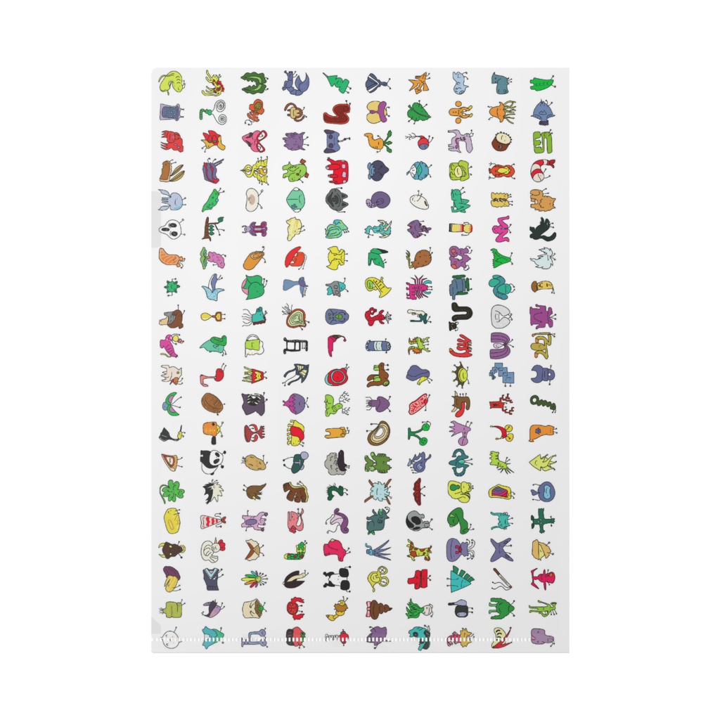 きのうのえいりあん A4クリアファイル