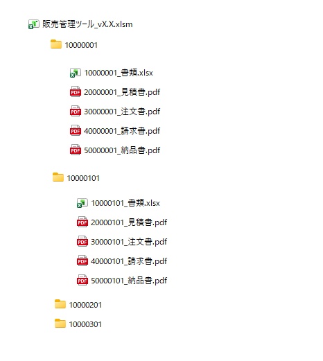 【Excel販売管理ツール】見積書・注文書・請求書・納品書を一括作成|番号自動採番・PDF出力対応