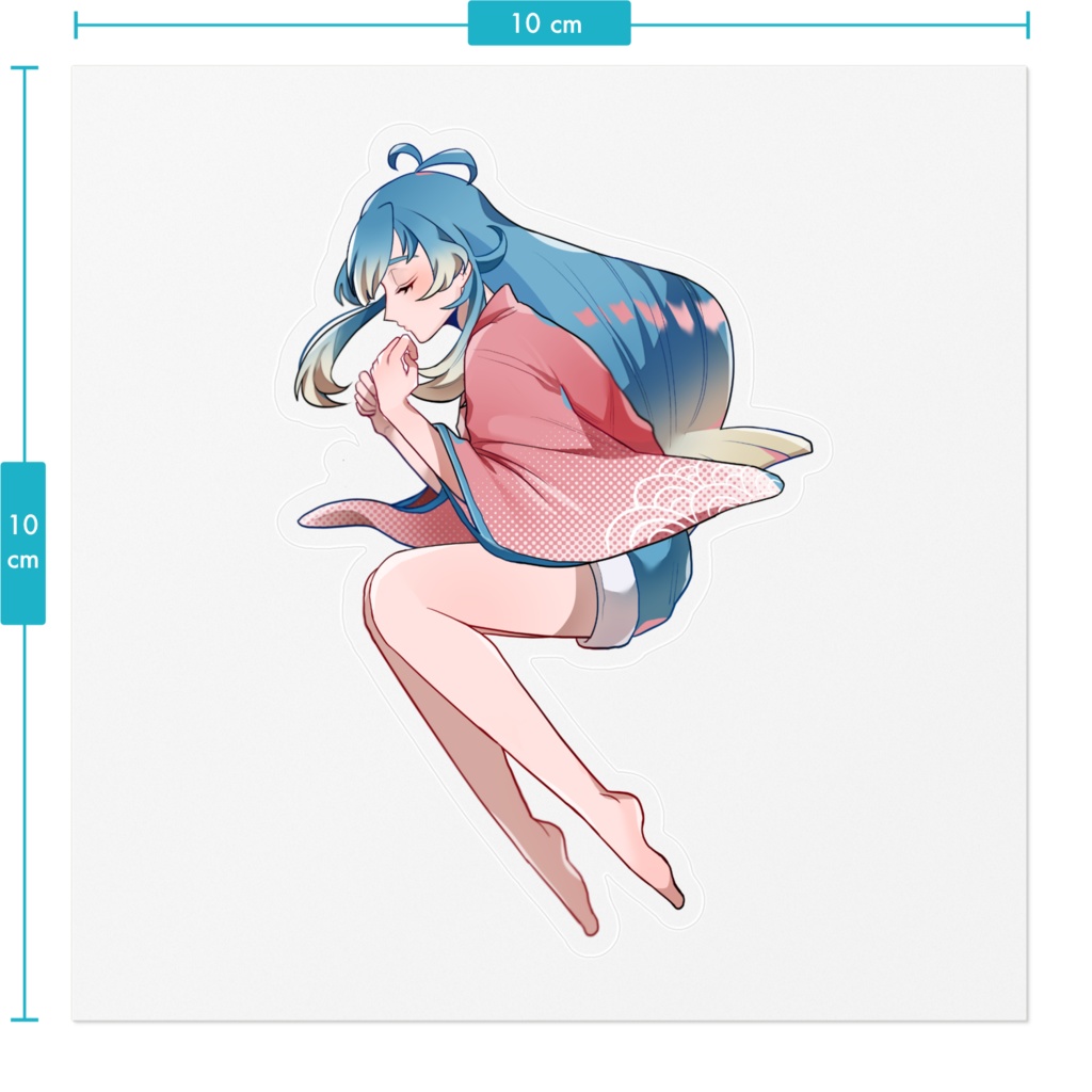 ステッカー 鯨屋ノゾミ(おやすみver)