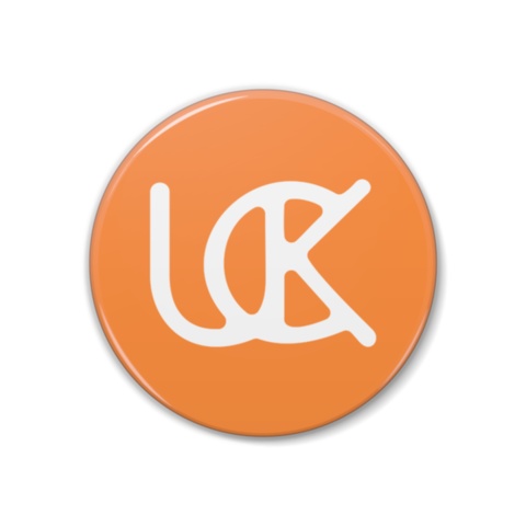 UCK推しロゴ缶バッジ