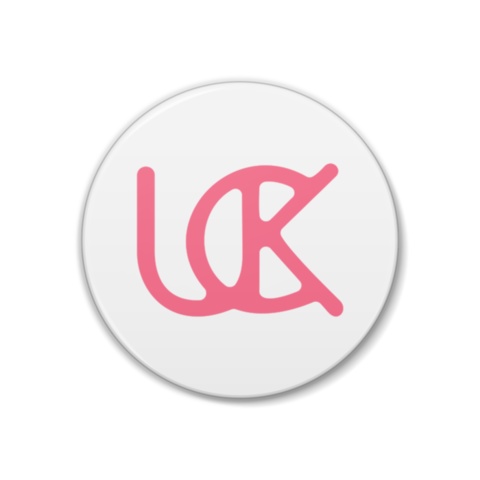 UCK推しロゴ缶バッジ