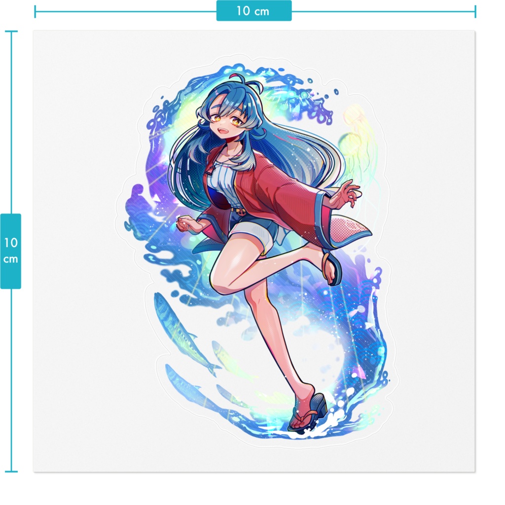 鯨屋ノゾミ新ビジュアルステッカー