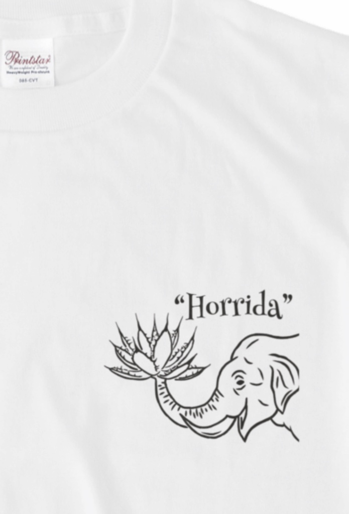 “Horrida” T-shirt WHT アガベ Tシャツ