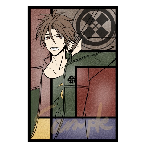 和テンドグラステッカー_刀剣乱舞