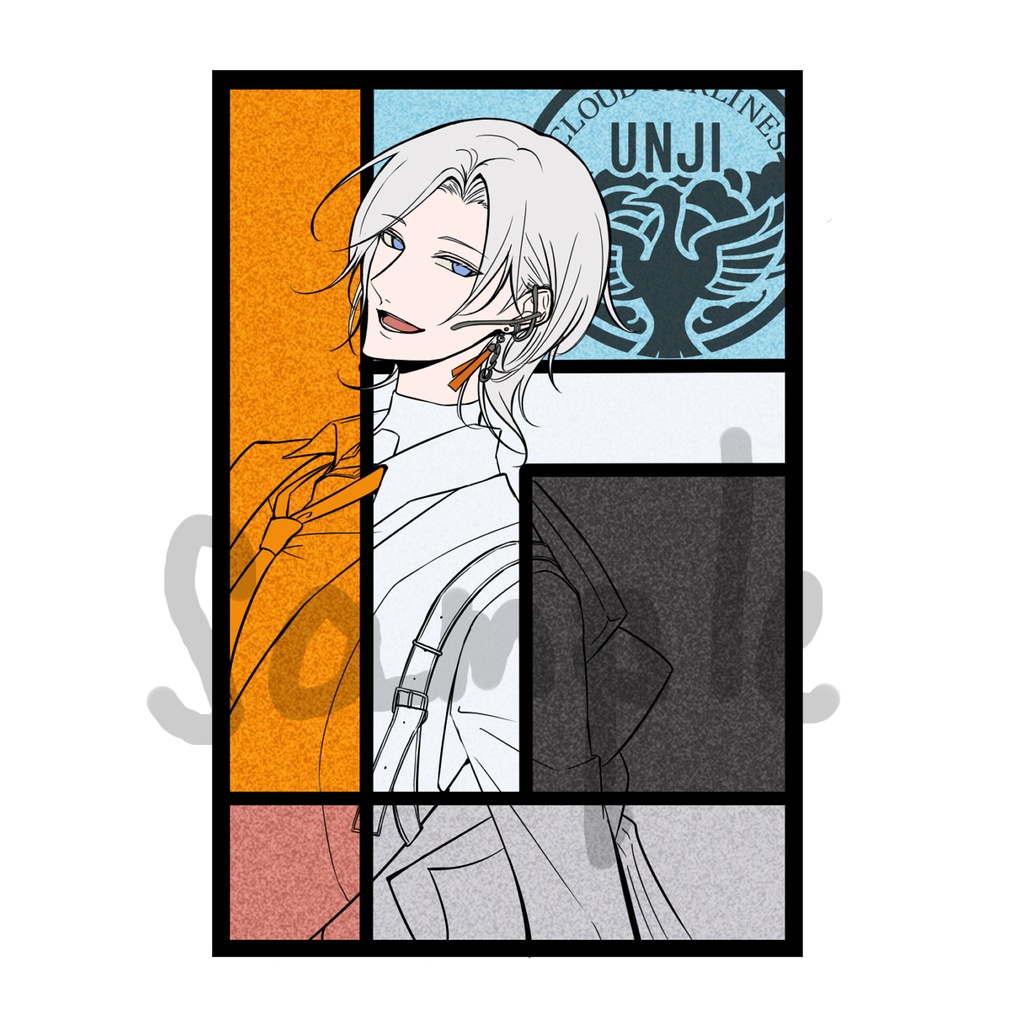 和テンドグラステッカー_刀剣乱舞