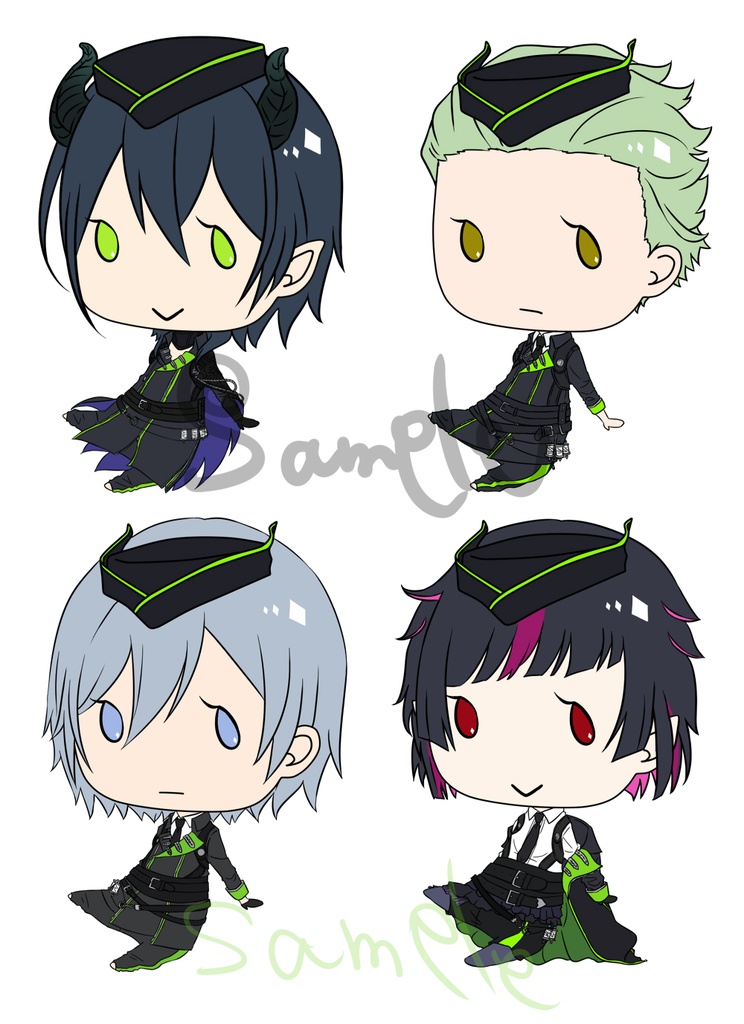 ツイステ_はだしっこステッカー