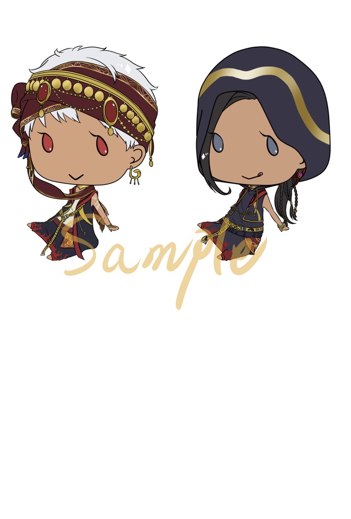 ツイステ_はだしっこステッカー