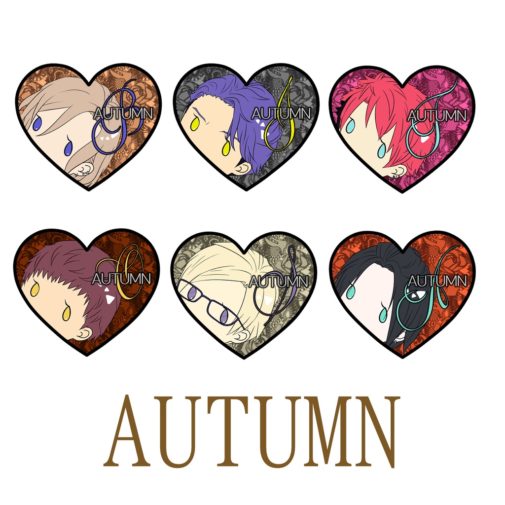 A3!_ハートフレークシール