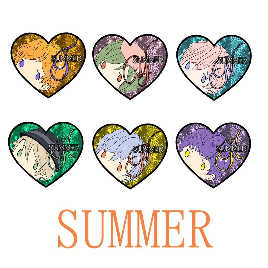 A3!_ハートフレークシール