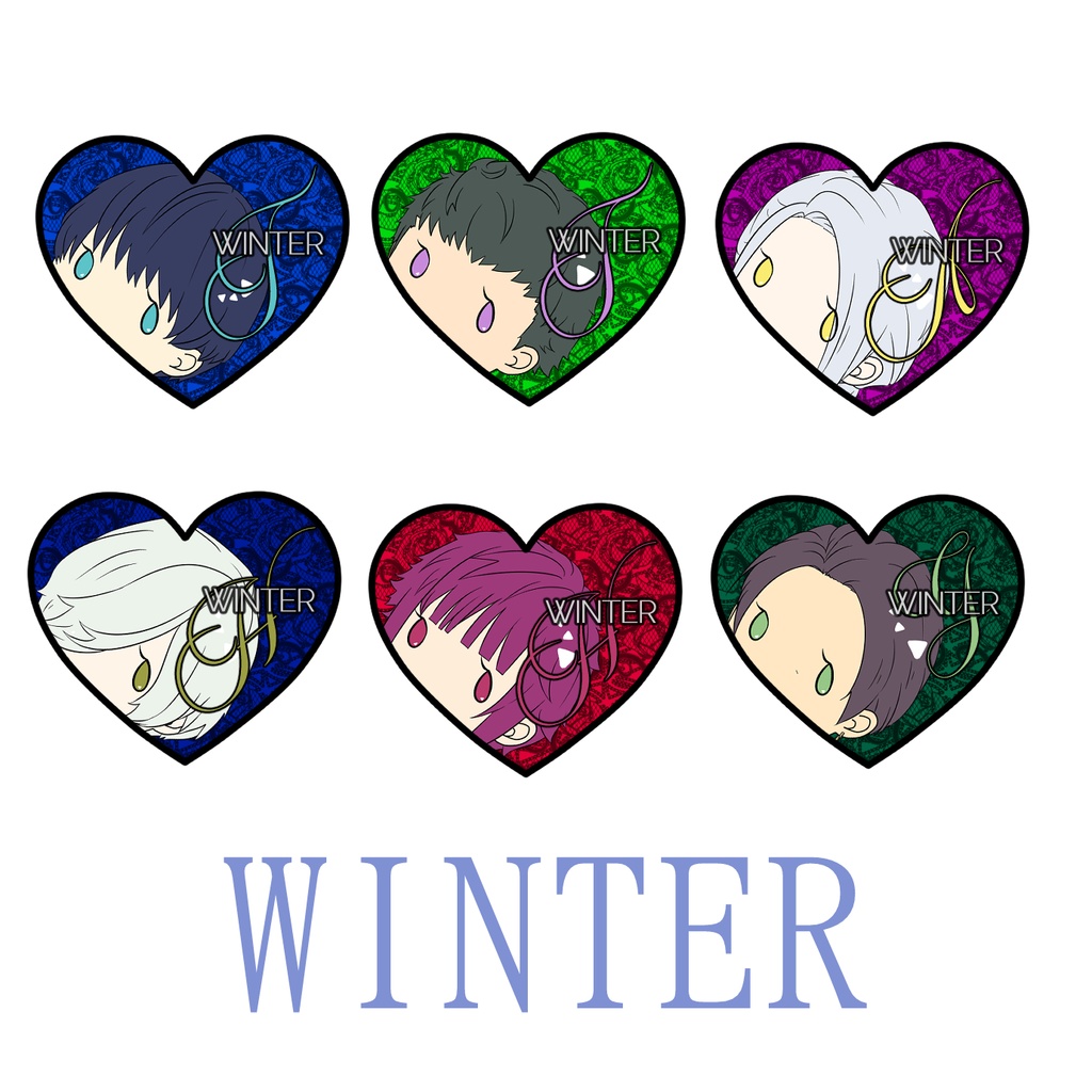 A3!_ハートフレークシール