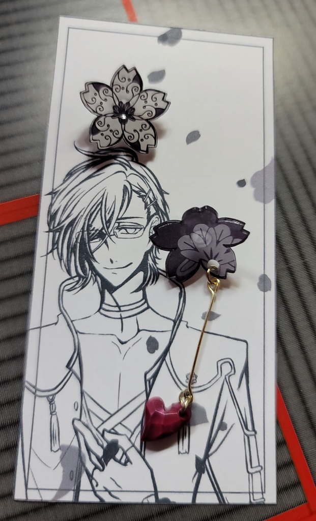 刀剣乱舞_桜ハートピアス