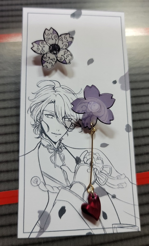 刀剣乱舞_桜ハートピアス