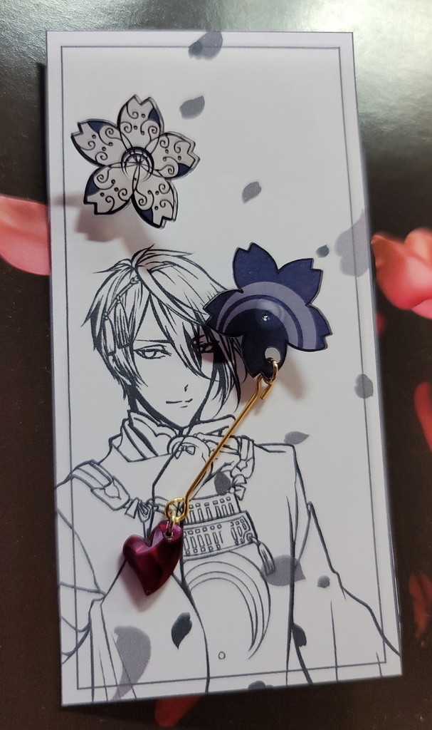 刀剣乱舞_桜ハートピアス