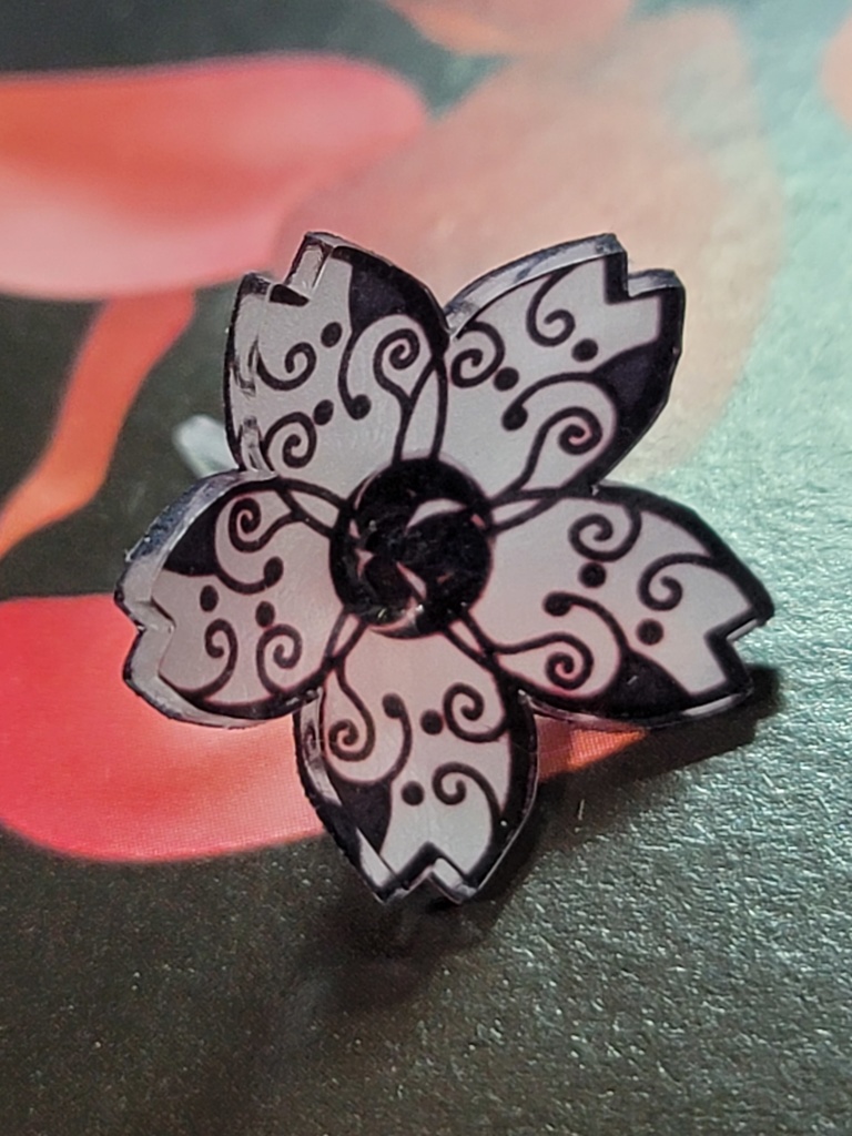 刀剣乱舞_桜ハートピアス