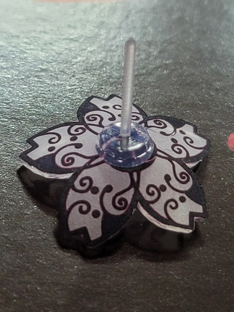 刀剣乱舞_桜ハートピアス