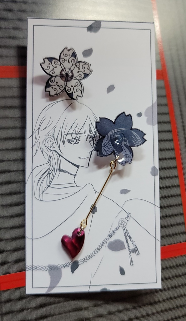 刀剣乱舞_桜ハートピアス