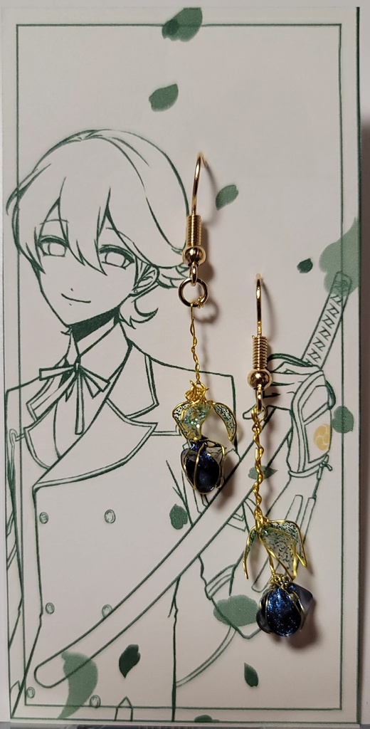 刀剣乱舞_イメージピアス(ワイヤーマニキュア)