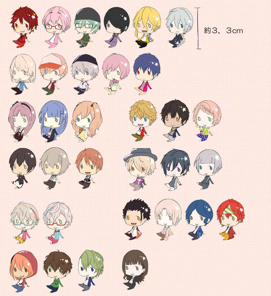 はだしっこ・フレークシール_アイ★チュウセット＋P＋MG9（42枚）