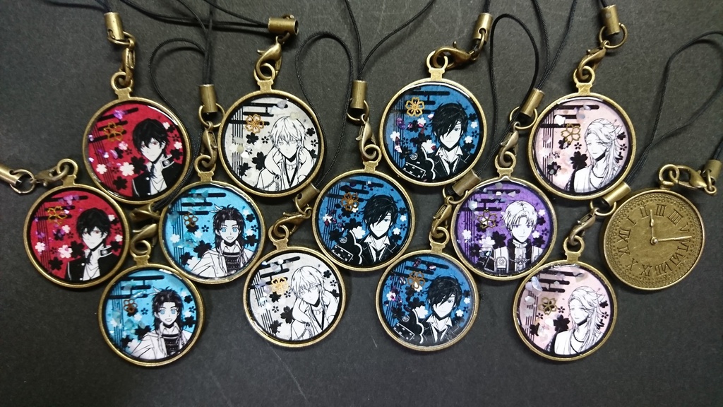刀剣乱舞_時計レジン