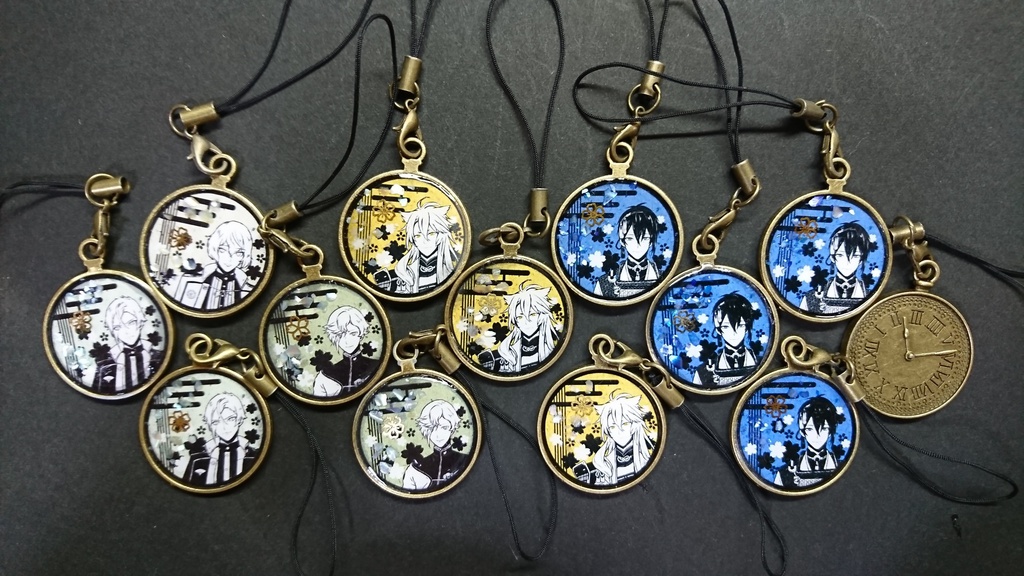 刀剣乱舞_時計レジン