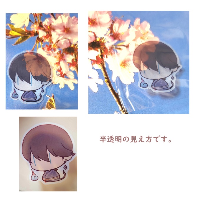 刀剣乱舞_イメージ_丸窓フレークシール