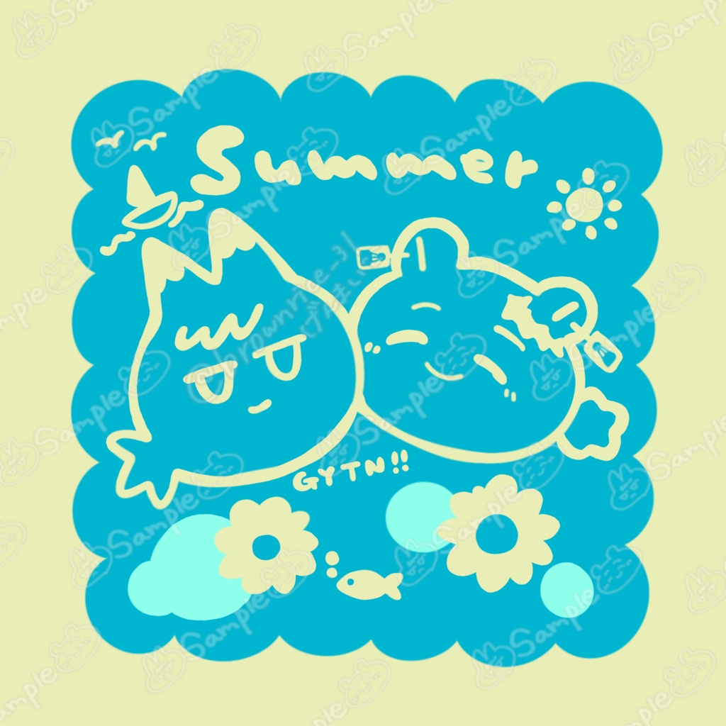 さま〜ハンカチ
