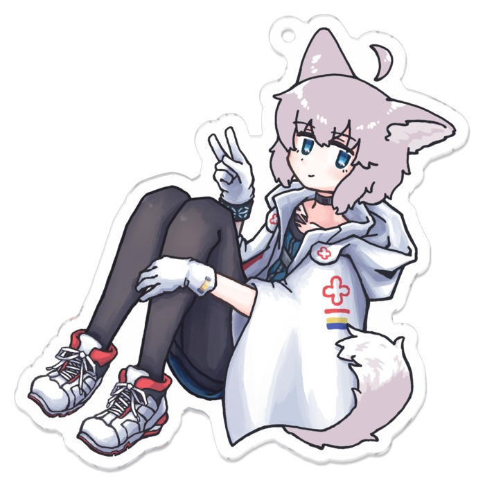 アクリルキーホルダー ススーロ(髪色あり)