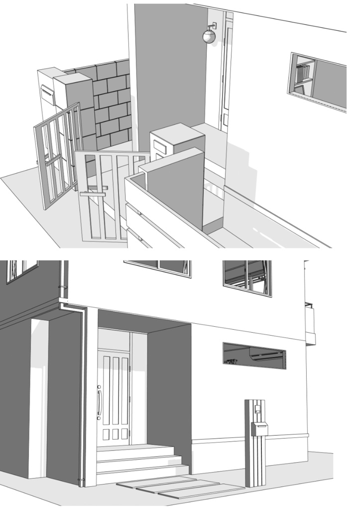 【3D】一軒家セット