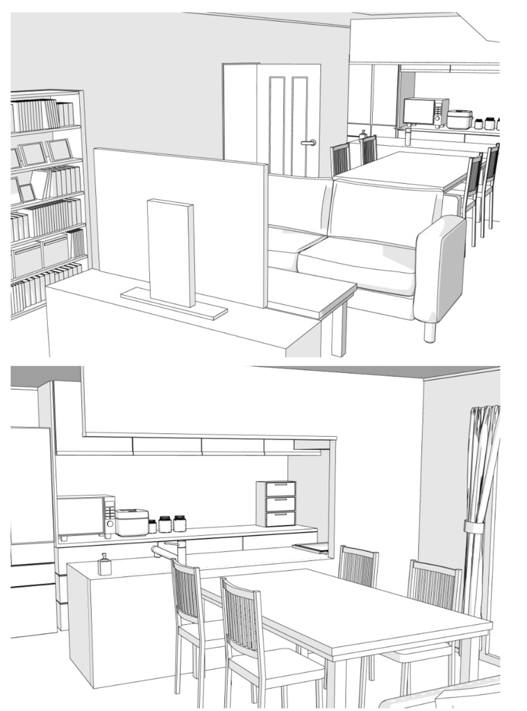 【3D】一軒家セット