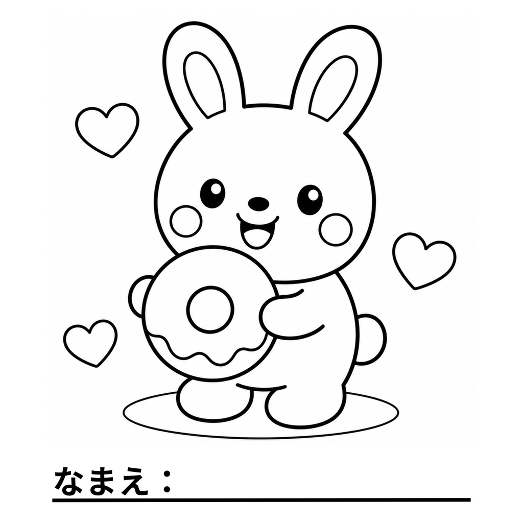 【デジタル販売】3才からのどうぶつぬりえ 6枚セット