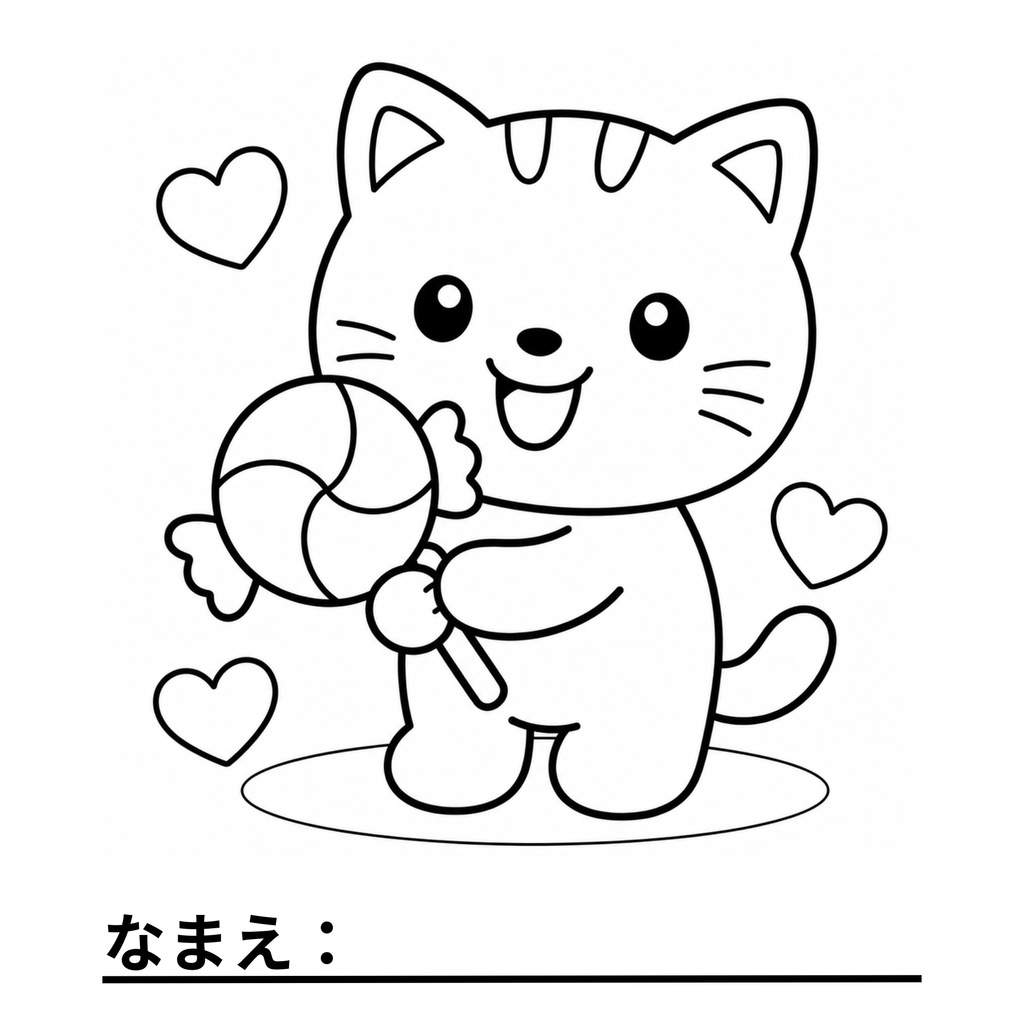 【デジタル販売】3才からのどうぶつぬりえ 6枚セット