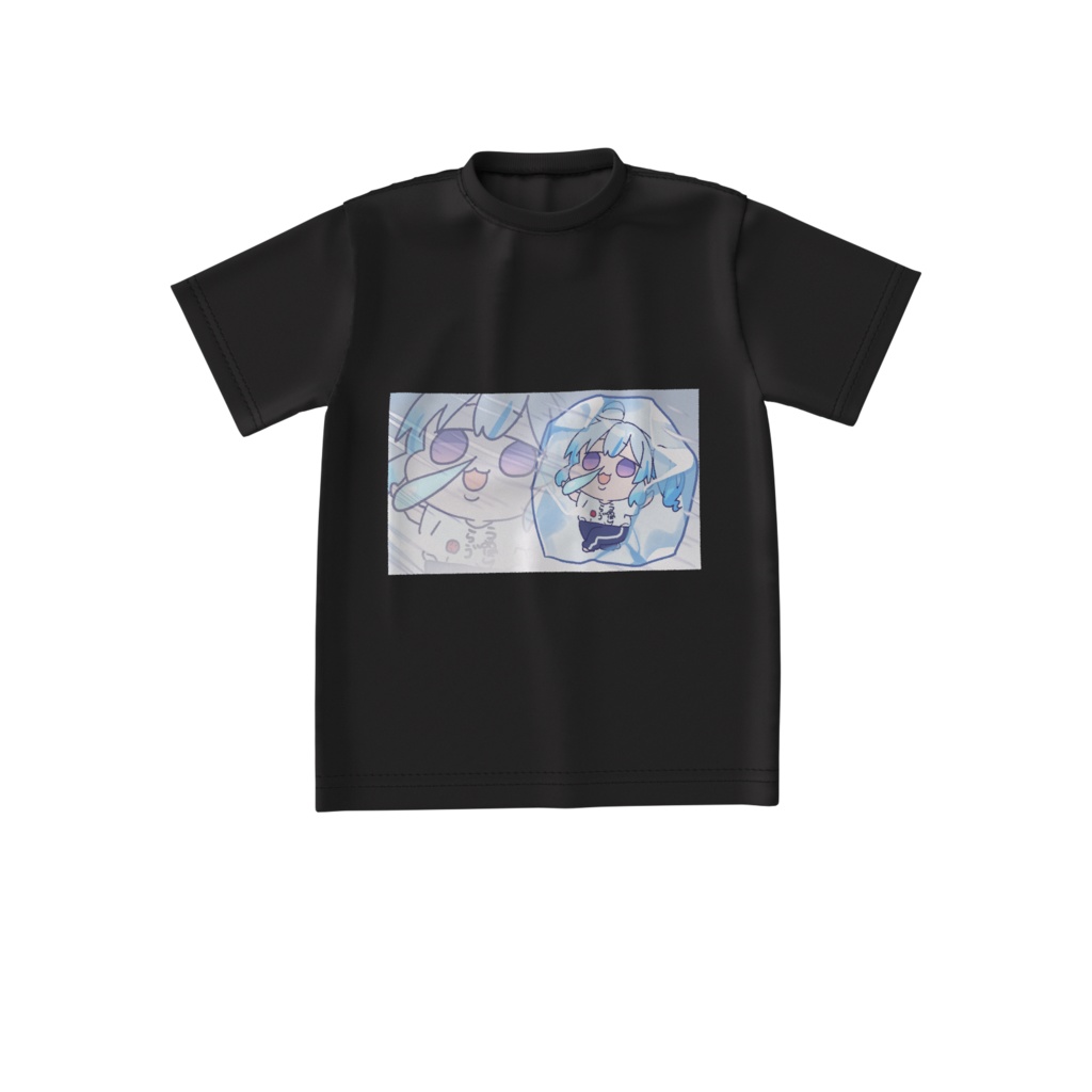 【 常設 】永久凍結/ビッグシルエットTシャツ S~XL【黒】