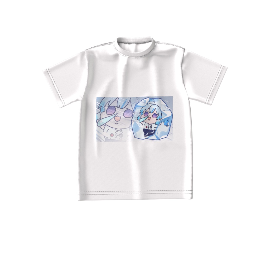 【 常設 】永久凍結/ビッグシルエットTシャツ S~XL【白】