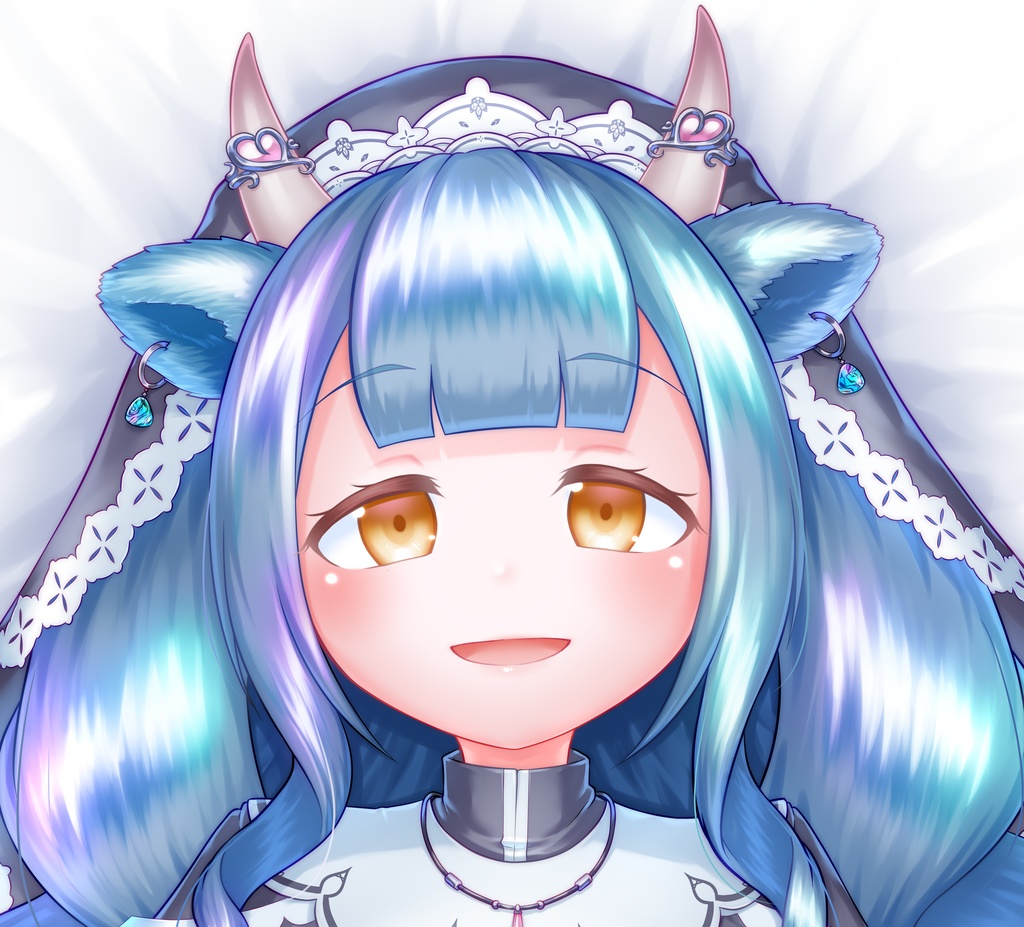 【オリジナル】牛のシスターさん 抱き枕カバー