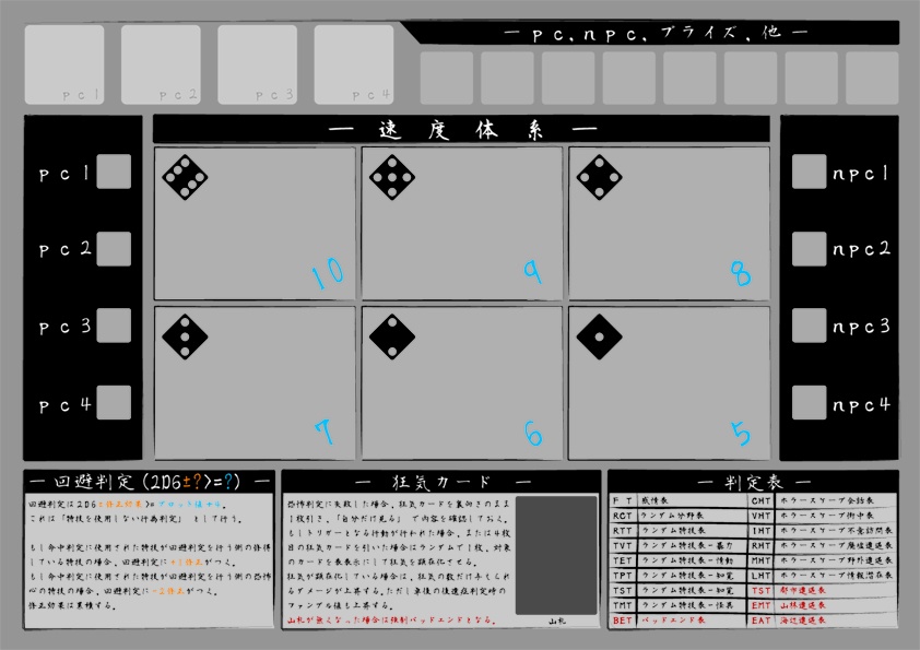 前景パネルシート(インセイン)