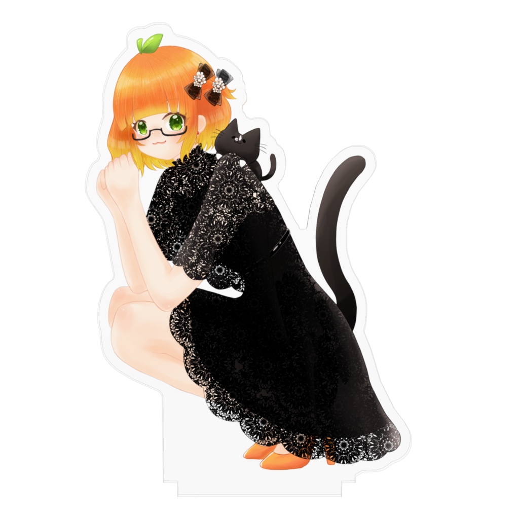 パーティードレスみかんアクリルフィギュア(誕生日2024)