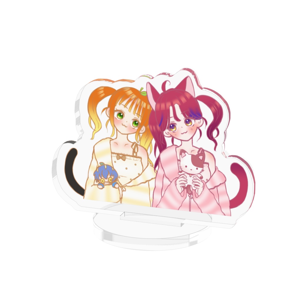 お揃いパジャマアクリルフィギュア