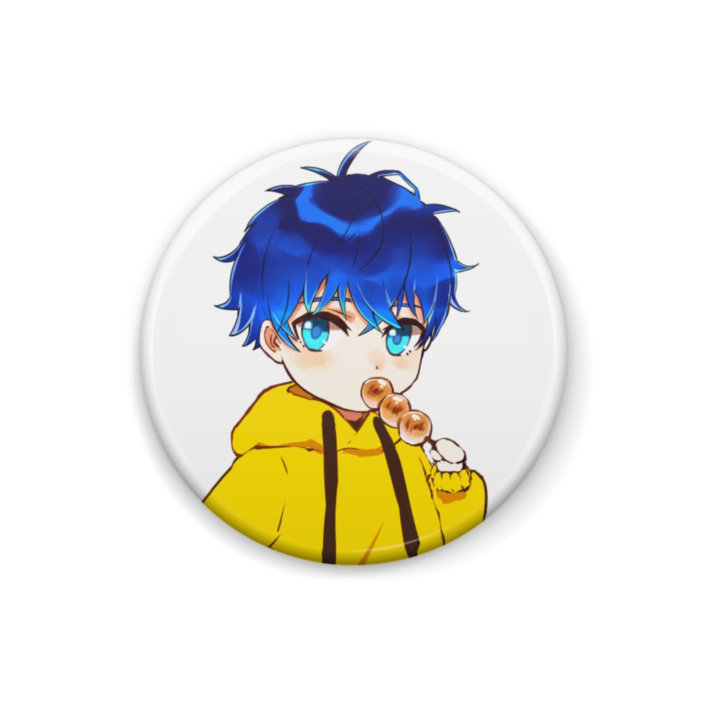 みたらし団子の缶バッチ