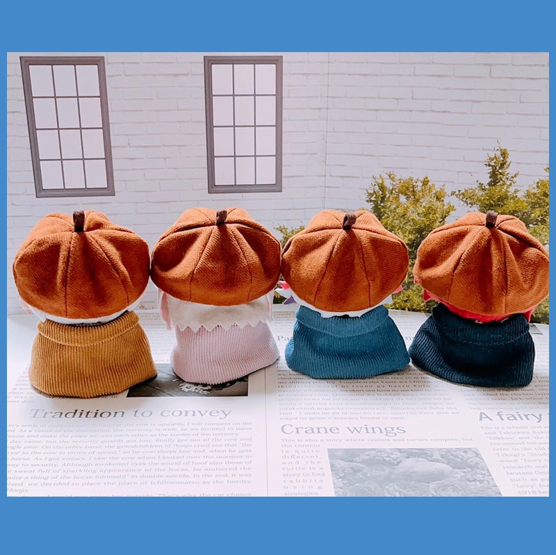 どんぐり帽子とぽかぽかケープ