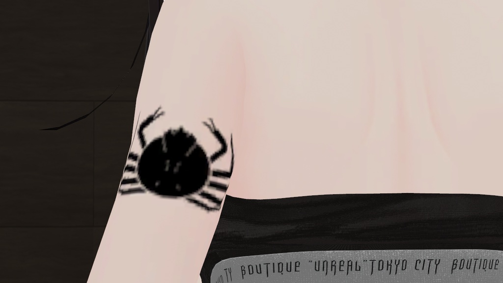 【タトゥー】ズワイガニ【へそピアス、イヤリング】