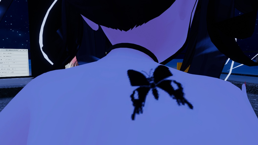 【タトゥー】モンキアゲハ【へそピアス、イヤリング】