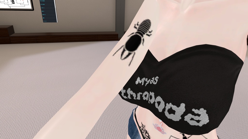 【タトゥー】ヤマトシロアリ【へそピアス、イヤリング】