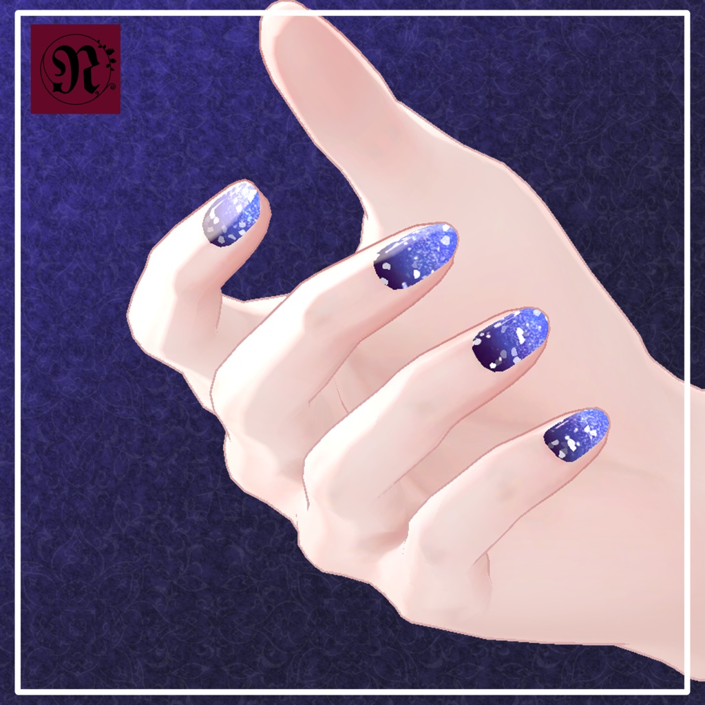 森羅専用 銀河ネイル