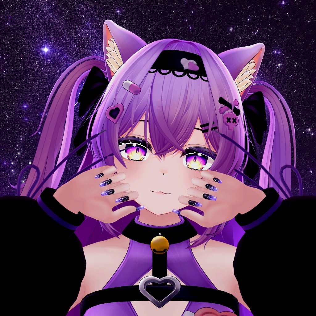 「複数アバター対応」銀河ネイルチップ「MDollnail対応」#NeRosaVRC