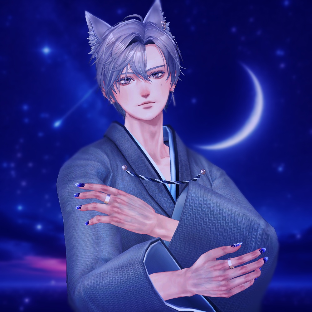 「複数アバター対応」銀河ネイルチップ「MDollnail対応」#NeRosaVRC