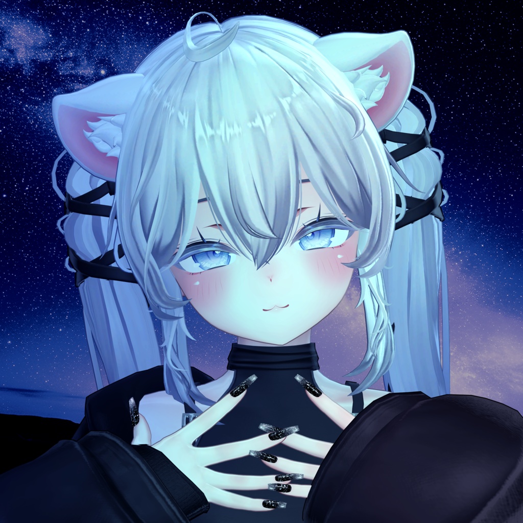 「複数アバター対応」銀河ネイルチップ「MDollnail対応」#NeRosaVRC